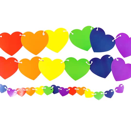 Heart Paper Banners, 3ct. by Celebrate It™